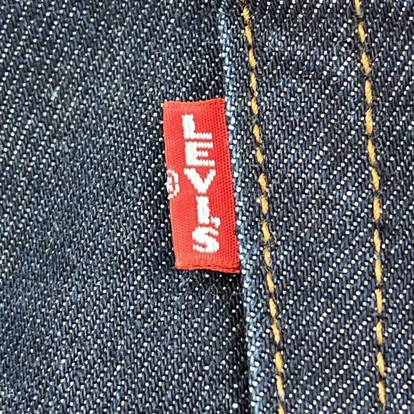 Levi's Premium Lot 511 Big E Nice Dark Blue Denim Jeans Tag 28x32 - Picture 6 of 12
